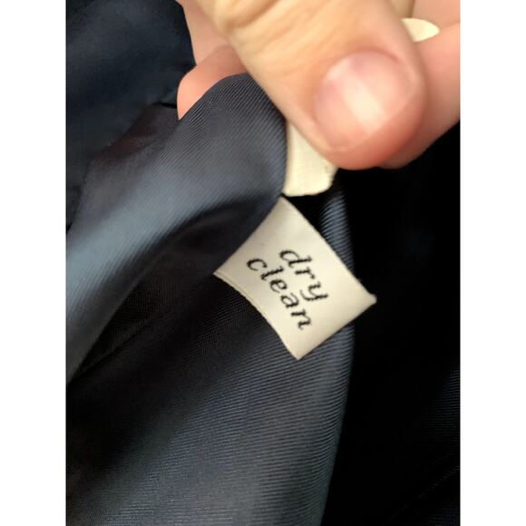 Vintage Pendleton made in USA 100% Wool Navy Blazer Size 3 - Picture 5 of 7